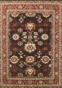 Oriental Brown Industrial Rug, urb1489brn