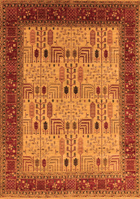 Oriental Orange Industrial Rug, urb1490org