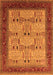 Oriental Orange Industrial Rug, urb1490org