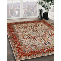 Mid-Century Modern Red Oriental Rug, urb1490