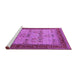 Sideview of Machine Washable Oriental Purple Industrial Area Rugs, wshurb1490pur