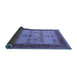 Sideview of Oriental Blue Industrial Rug, urb1490blu