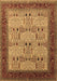 Machine Washable Oriental Brown Industrial Rug, wshurb1490brn