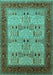 Oriental Turquoise Industrial Rug, urb1490turq