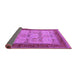 Sideview of Oriental Purple Industrial Rug, urb1490pur