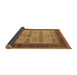 Sideview of Oriental Brown Industrial Rug, urb1490brn