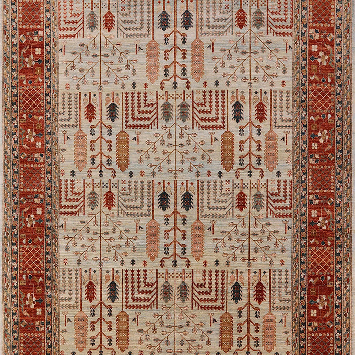 Machine Washable Industrial Modern Tomato Red Rug, wshurb1490