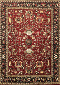 Oriental Brown Industrial Rug, urb1491brn