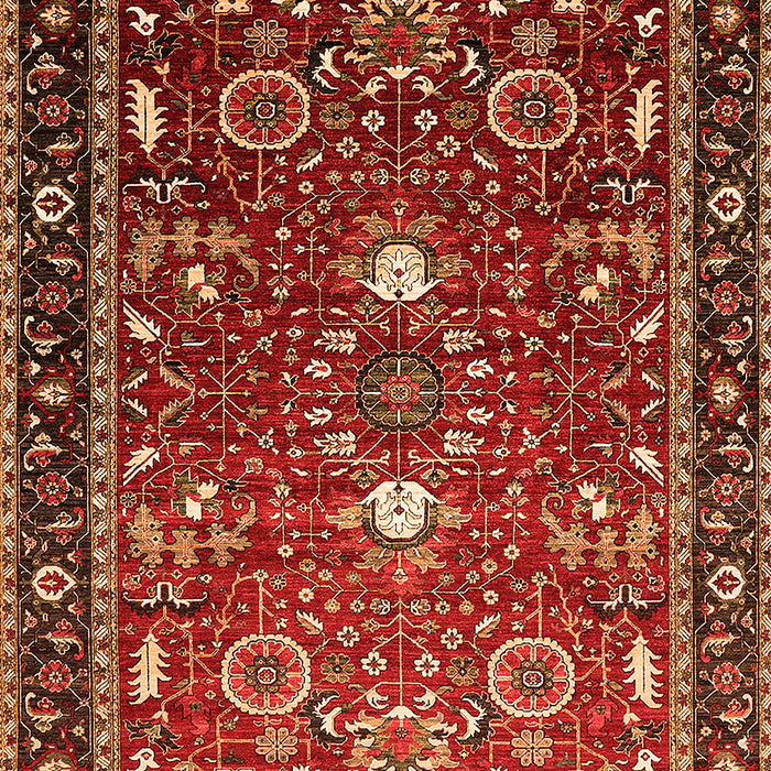 Oriental Orange Industrial Rug, urb1491org