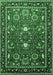 Oriental Emerald Green Industrial Rug, urb1491emgrn