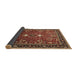 Sideview of Oriental Brown Industrial Rug, urb1491brn