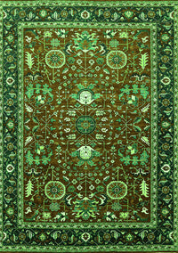 Oriental Green Industrial Rug, urb1491grn