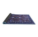 Sideview of Oriental Blue Industrial Rug, urb1491blu