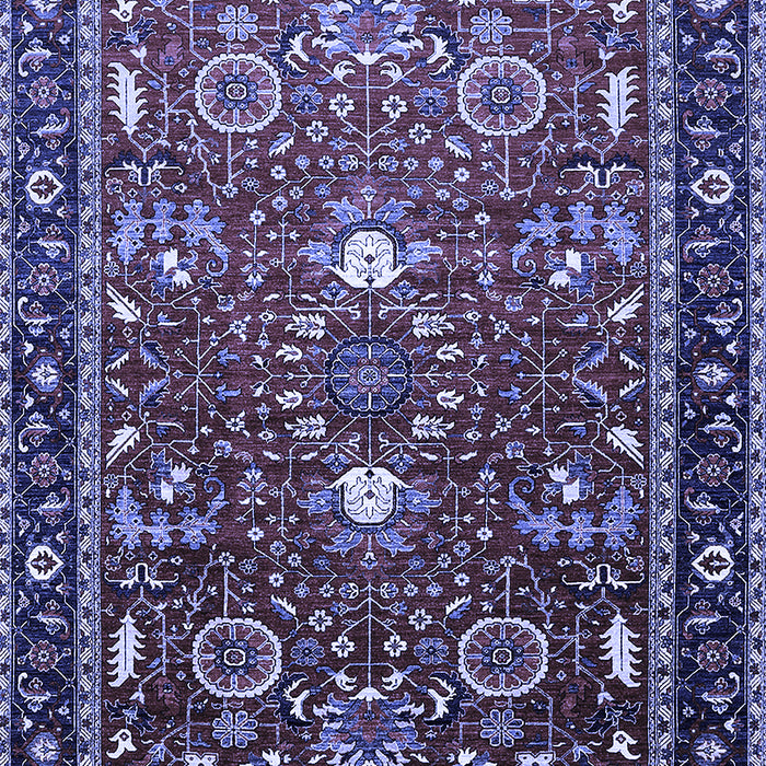 Oriental Blue Industrial Rug, urb1491blu