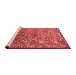 Industrial Red Washable Rugs