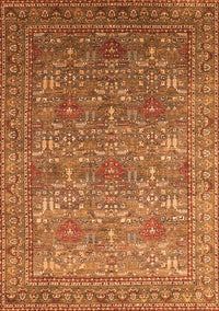 Oriental Orange Industrial Rug, urb1492org