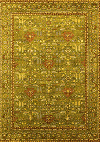 Oriental Yellow Industrial Rug, urb1492yw