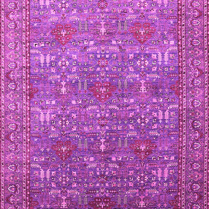 Machine Washable Oriental Pink Industrial Rug, wshurb1492pnk