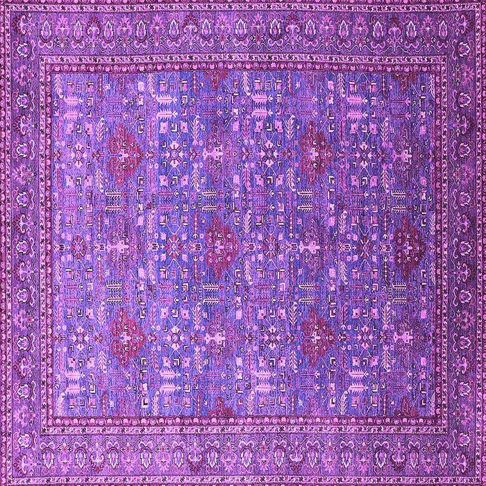 Square Oriental Purple Industrial Rug, urb1492pur