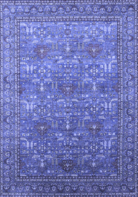 Oriental Blue Industrial Rug, urb1492blu