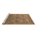 Sideview of Machine Washable Oriental Brown Industrial Rug, wshurb1492brn