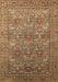 Oriental Brown Industrial Rug, urb1492brn