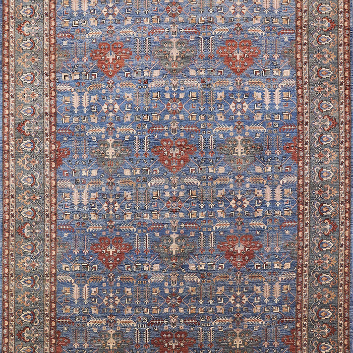 Mid-Century Modern Maroon Purple Oriental Rug, urb1492