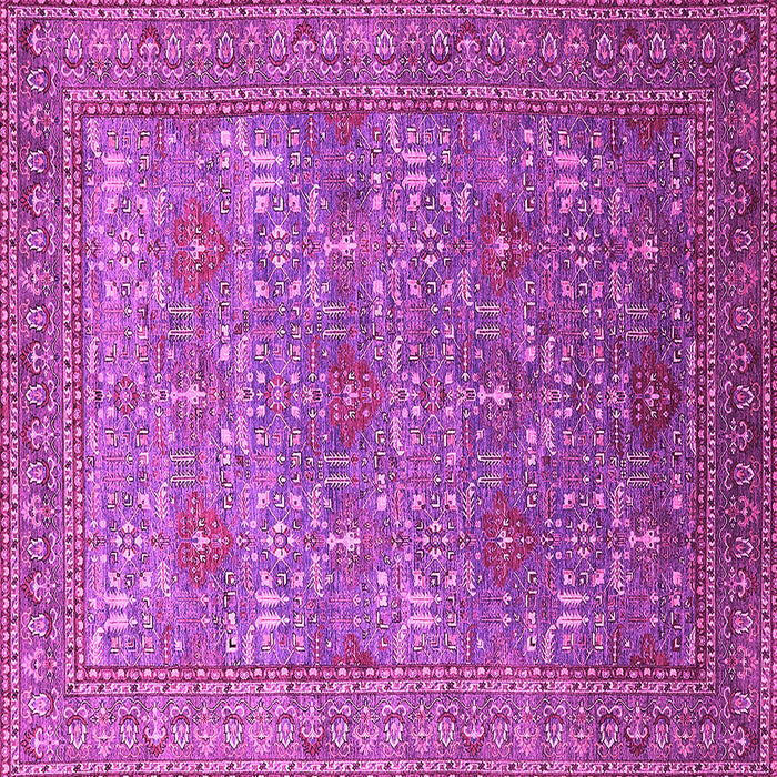 Square Oriental Pink Industrial Rug, urb1492pnk