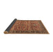 Sideview of Oriental Brown Industrial Rug, urb1493brn