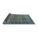 Sideview of Oriental Light Blue Industrial Rug, urb1493lblu