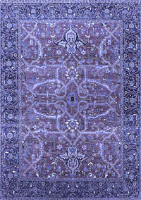 Oriental Blue Industrial Rug, urb1493blu