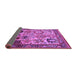 Sideview of Oriental Purple Industrial Rug, urb1494pur