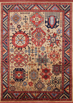 Mid-Century Modern Light Copper Gold Oriental Rug, urb1494