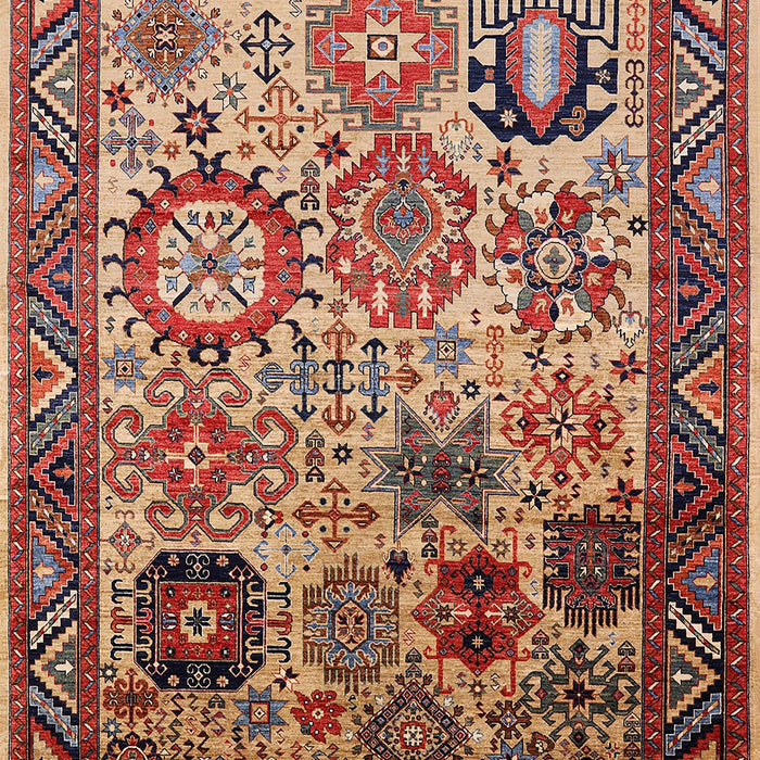 Mid-Century Modern Light Copper Gold Oriental Rug, urb1494