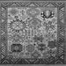 Square Oriental Gray Industrial Rug, urb1494gry