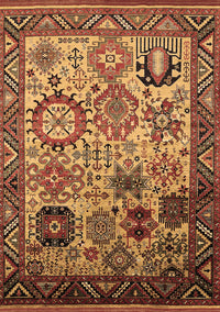 Oriental Brown Industrial Rug, urb1494brn