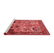 Industrial Red Washable Rugs