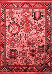 Oriental Red Industrial Rug, urb1494red