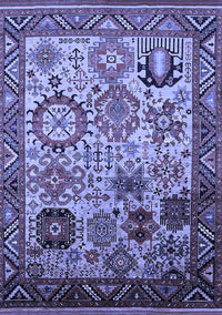 Oriental Blue Industrial Rug, urb1494blu