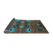 Sideview of Oriental Light Blue Industrial Rug, urb1495lblu