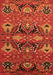 Machine Washable Oriental Orange Industrial Area Rugs, wshurb1495org