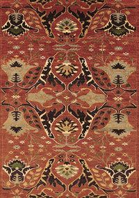 Oriental Brown Industrial Rug, urb1495brn