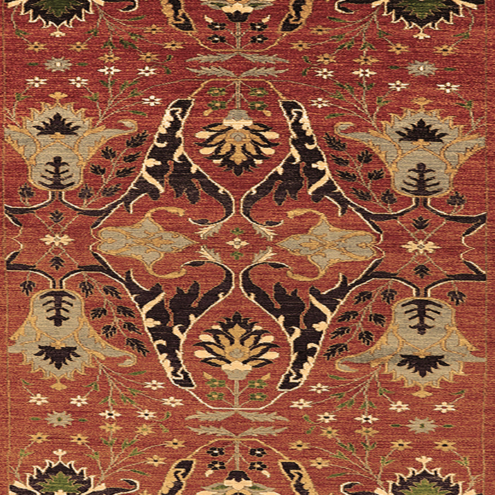 Oriental Brown Industrial Rug, urb1495brn