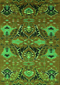 Oriental Green Industrial Rug, urb1495grn