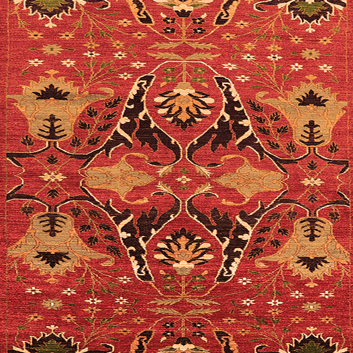 Oriental Orange Industrial Rug, urb1495org