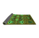 Sideview of Oriental Green Industrial Rug, urb1495grn