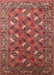 Mid-Century Modern Red Oriental Rug, urb1496