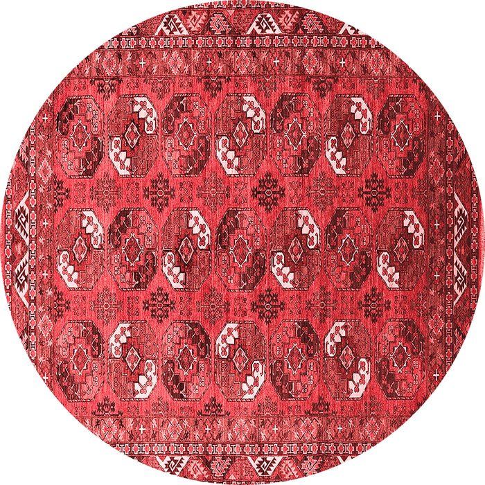 Machine Washable Oriental Red Industrial Rug, wshurb1496red
