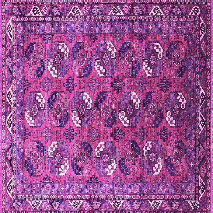 Square Machine Washable Oriental Purple Industrial Area Rugs, wshurb1496pur