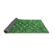 Sideview of Oriental Emerald Green Industrial Rug, urb1496emgrn